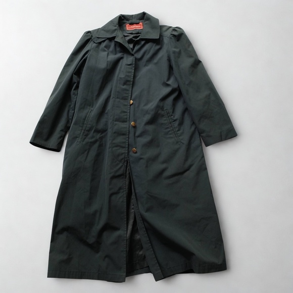 Pan Am Uniform Stewardess Flight Attendant Stonington Trench Rain Coat - Picture 4 of 6